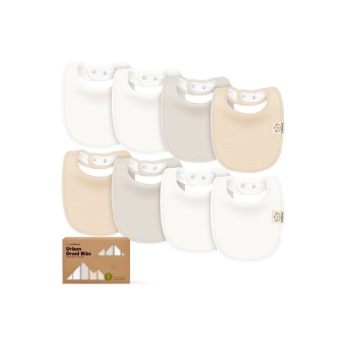 8-Pack Baby Drool Bibs