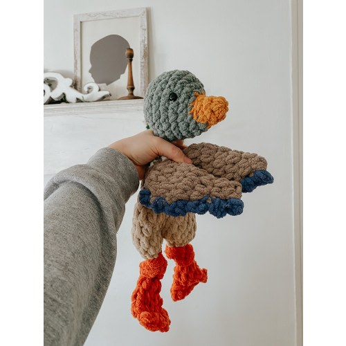 Baby mallard lovey / mallard snuggly / mallard stuffie / mallard duck