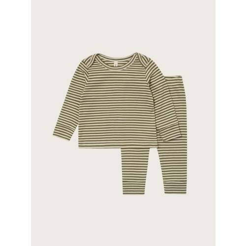 Fern Stripes Base Layer Set ~ Organic Zoo