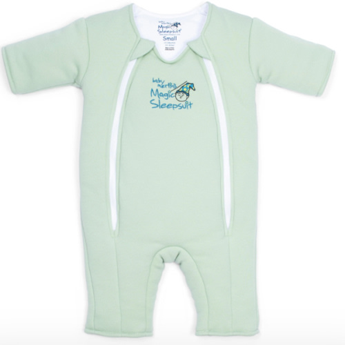 Sage Green Baby Merlin’s Magic Sleepsuit – 100% Cotton Sleep Solution