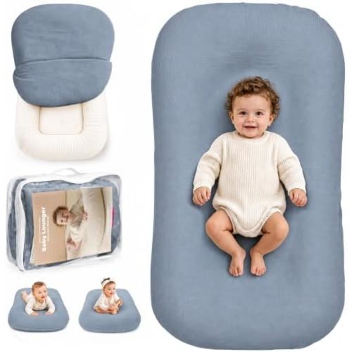 Baby Lounger, Infant Support Cushion for Newborn 0-24 Months