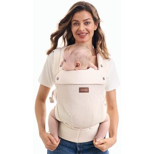 Momcozy PureHug Baby Carrier - Ergonomic, Cozy and Lightweight for 7-45 lbs