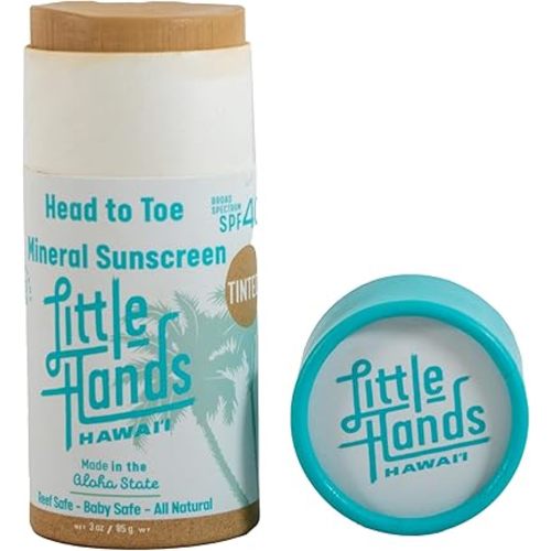 Head to Toe SPF 40+ Sunscreen Stick – 3oz, Water Resistant (80 min), Organic & Biodegradable, Safe for Sensitive Skin | Medium Neutral Reef-Safe