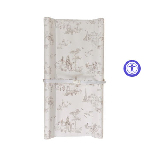 Western Toile Wipeable Contour Change Pad