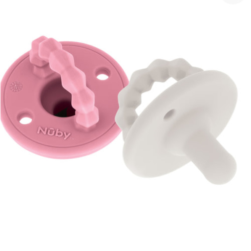 Silicone Softees Pacifier & Teether (2 Pack)