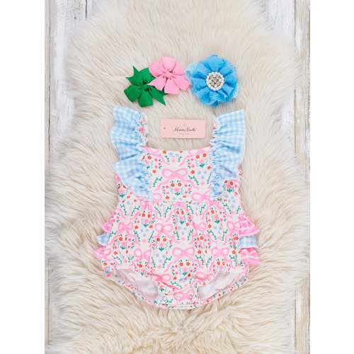 Garden Twirl Bubble Romper