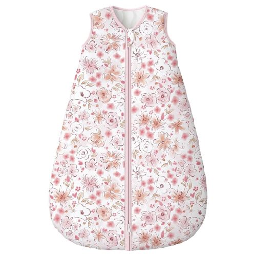 Yoofoss Baby Sleep Sack 0-6 Months, 1.5 Tog Baby Wearable Blanket with 2-Way Zipper, 100% Cotton Organic Fabric Winter Infant Sleeping Sack, Warm Soft Comfy