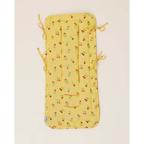 Universal Stroller Seat Liner For Babies Breathable Padded Washable | Green Stripe - Storq by Kindred Bravely