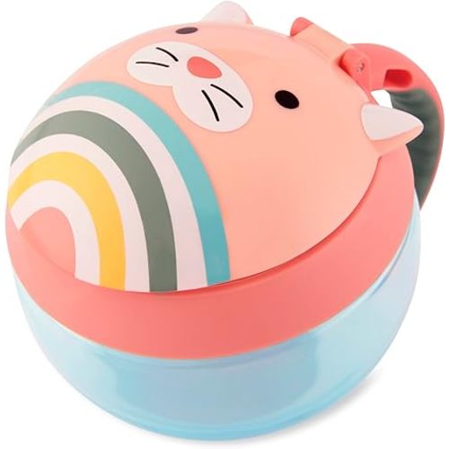 Skip Hop Baby Snack Container, Mealtime Snack Cup, Cat