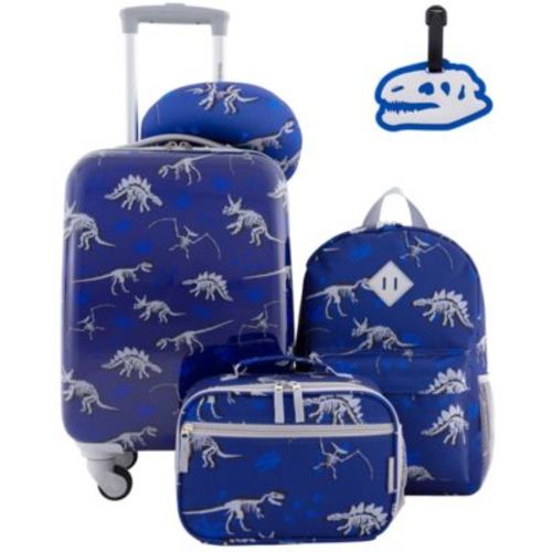 Kid's Hard Side Carry-On Spinner 5 Piece Luggage Set