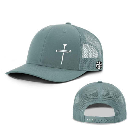 Nail Cross Lower Left Everyday Faith Hats