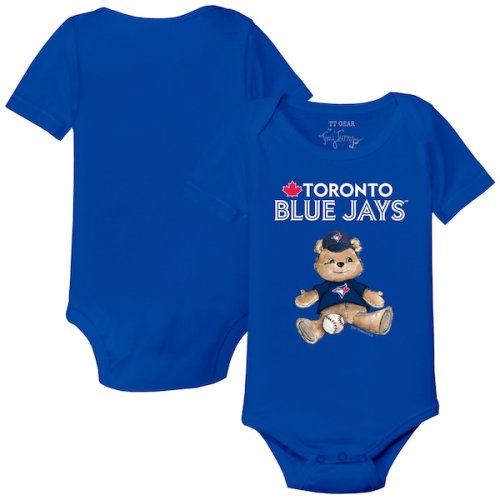 Toronto Blue Jays Tiny Turnip Infant Teddy Boy Bodysuit - Royal
