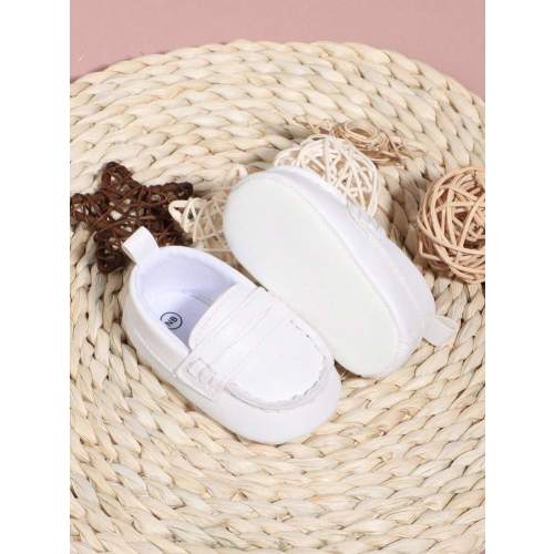 1 Pair Newborn Infant 0-3 Months Infant Boys Soft Bottom Breathable PU Slip-On Casual Sneakers, Comfortable All-Match Sports Shoes, Suitable For Spring And Autumn | SHEIN USA