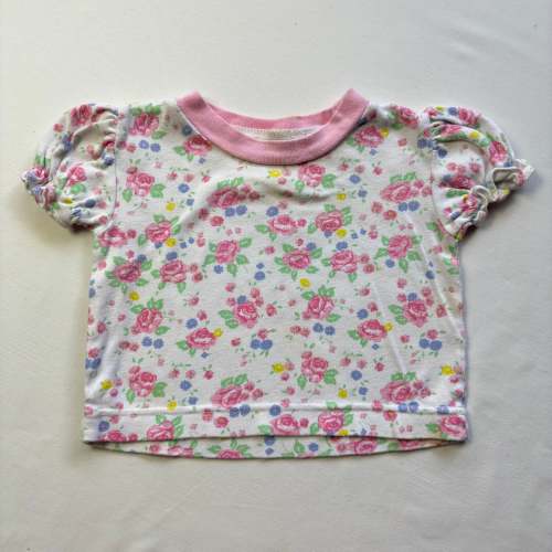 Vintage 90s Floral Tee 3-6 months