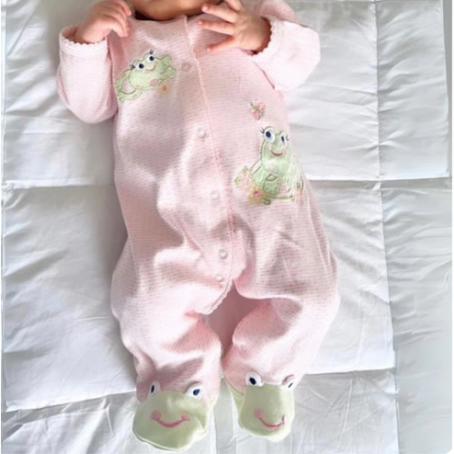 Frog Friends Footed One-Piece
