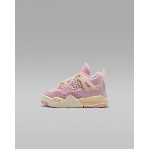 Jordan 4 Retro "Pearl Pink and Iced Carmine" Baby/Toddler Shoes. Nike.com