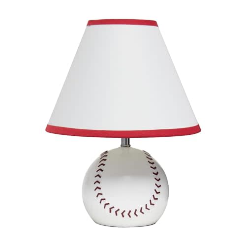 Baseball Ceramic Bedside Table Lamp