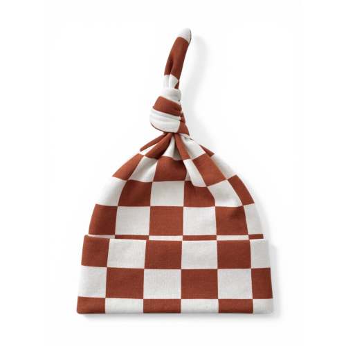 Stracciatella Checkerboard / Organic Beanie