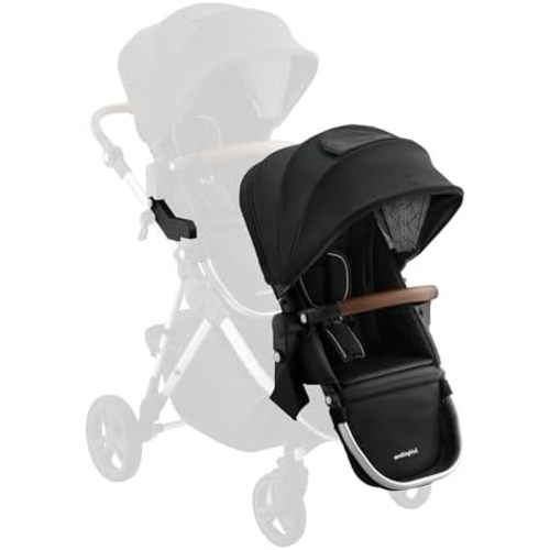 Mockingbird 2nd Seat Kit 3.0 for Single-to-Double Stroller Black Windowpane