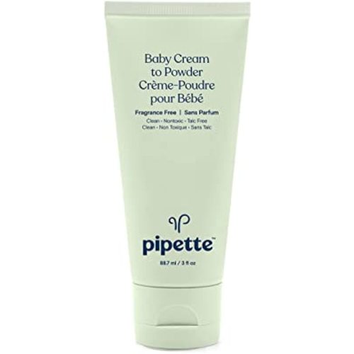 Amazon.com: Pipette Baby Cream to Powder - Talc-Free Baby Powder, Keep Baby's Skin Happy, Squalane Helps Restore The Natural Balance of Baby’s Skin, Fragrance Free, 3 oz : Baby
