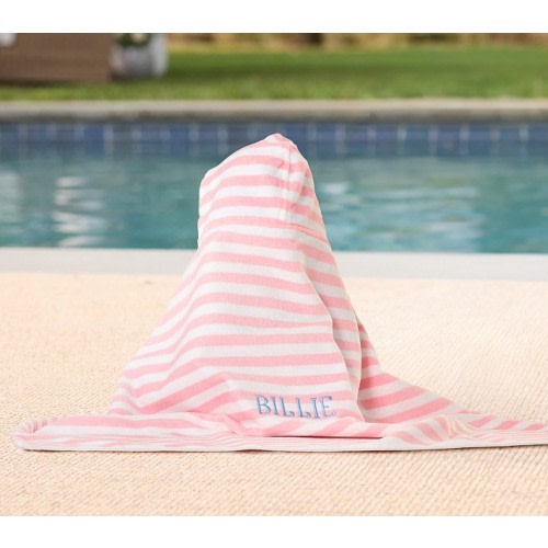 Mini Stripe Baby Beach Hooded Towel UPF 50+