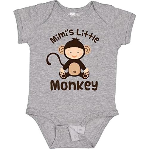 inktastic Mimi Little Monkey Grandchild Baby Bodysuit