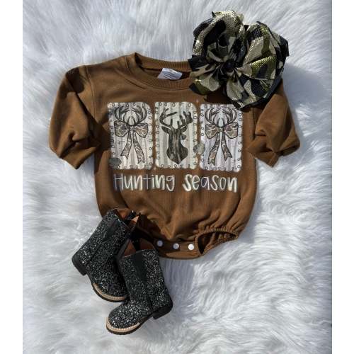 Hunting Season Bubble Romper