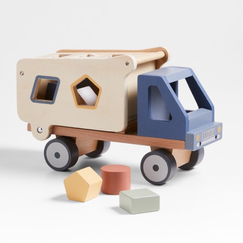 Wood Toddler Shape Sorting Truck