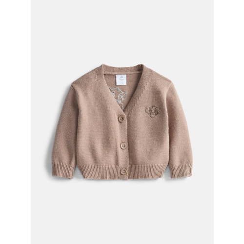 Disney Baby Wishes + Dreams Lion King Embroidered Cardigan with Long Sleeves, Sizes 0/3M-18M