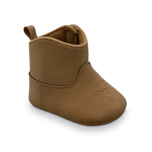 Carter's Child of Mine Infant Unisex Western Boots, Sizes 3-6 Months; Color Brown