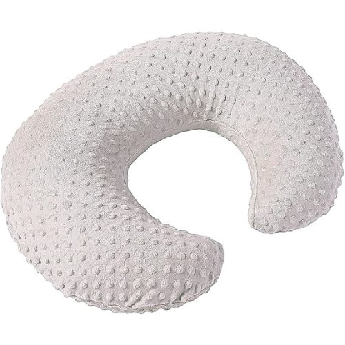 Dots Nursing Pillow Cover, Case Plush Breathable Breastfeeding Pillow Slipcover Fits Nursing Pillow, Super Soft Snug Positioners for Baby Boy Baby Girl (Sand)