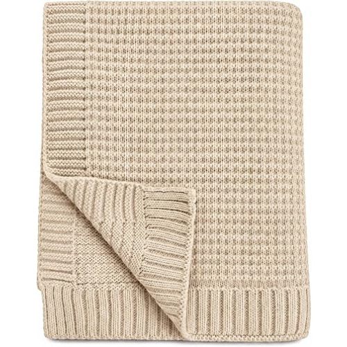 Baby Blanket for Neutral Newborn Boy Girl Crib Receiving Swaddle