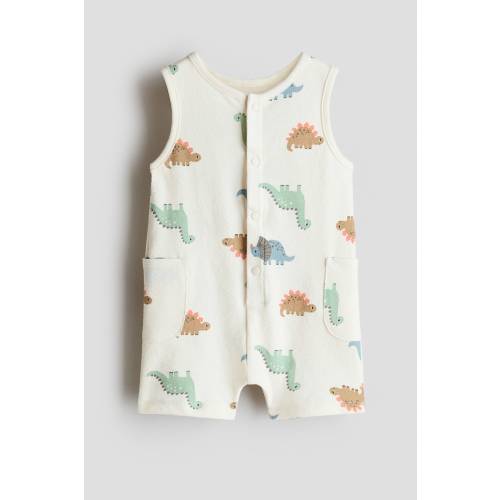COTTON TERRY ROMPER SUIT