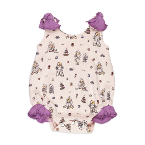 Sweet Paddington | Organic Bowtie Shoulder Bodysuit – L'ovedbaby