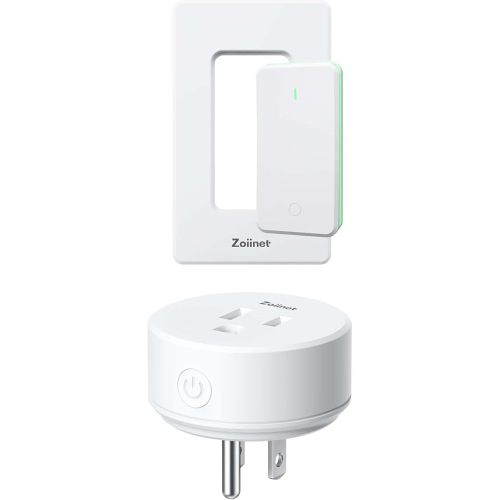 Remote Control Outlet Plug Switch, Buckle Design & Removable Wireless Light Switch, No Wiring Needed, 300 ft, 15A/1500W, Programmable, for Household Appliances