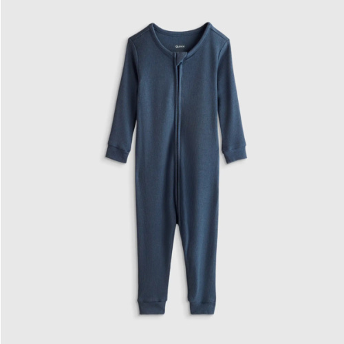 Softest Rib One Piece in Deep Sea Blue