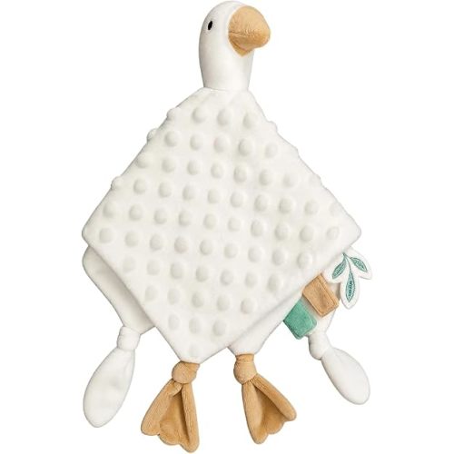 Goose Loveys Baby Security Blanket, 13.8 x 13.8 Inch Soft Plush