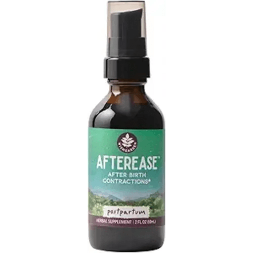 WishGarden Herbs AfterEase Drops for Postpartum Cramps & After-Birth Contractions – Liquid Herbal Supplement – Women's Postpartum Essential – 2 oz