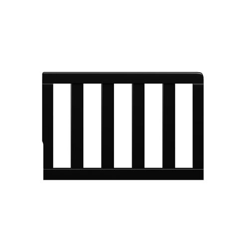 Storkcraft & Graco Toddler Safety Guardrail Kit with Slats (Black) – GREENGUARD Gold Certified, Converts Compatible Storkcraft & Graco Crib to Toddler Bed, Kit Includes 2 Guardrails
