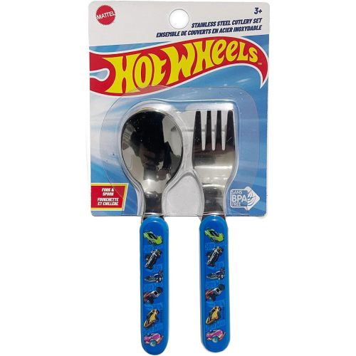 HOT Wheels Stainless Steel Cutlery for Kids