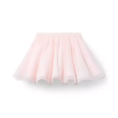 Girl Dainty Pink Sparkle Tulle Skirt by Janie and Jack