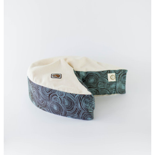 Organic Nesting Pillow / Blue Truffles - Blessed Nest