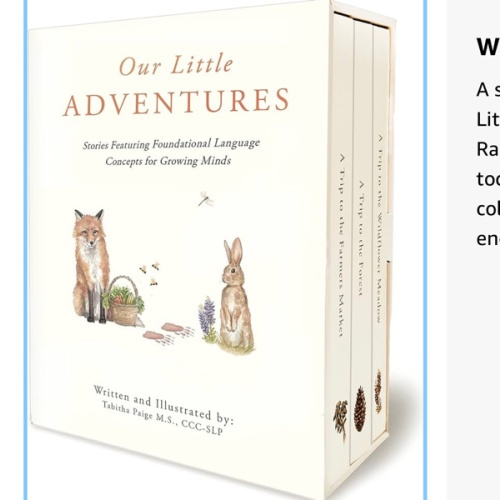 Our Little Adventures: Stories Featuring Foundational Language Concepts for Growing Minds (Tabitha Paige Children's Book Series)