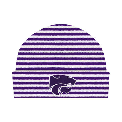 Kansas State Wildcats Striped Knit Cap | College Baby