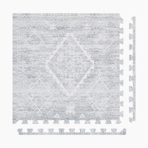 House of Noa Little Nomad Play Mat l Ula - Gray, 4X6