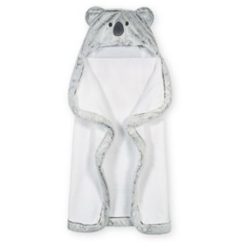 Gerber® Just Born® Koala Hooded Towel in Grey - GREY - HOODED TOWEL