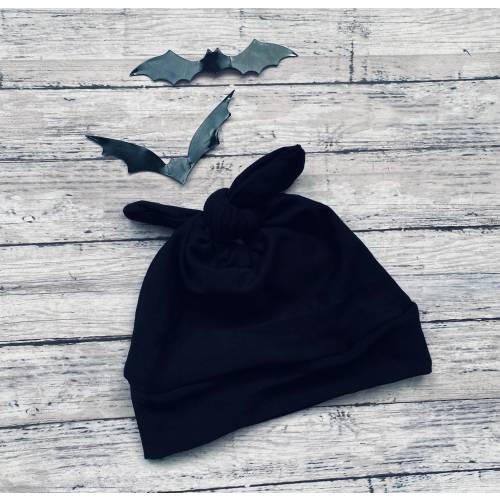 Gothic Midnight Ghoul Newborn Beanie Hat