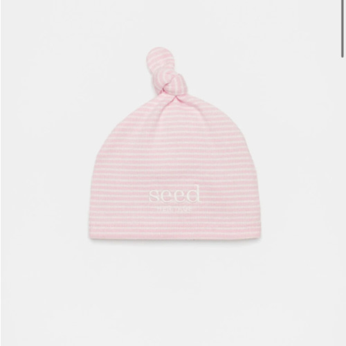 Core Logo Knot Hat | Posie Stripe | Seed Heritage