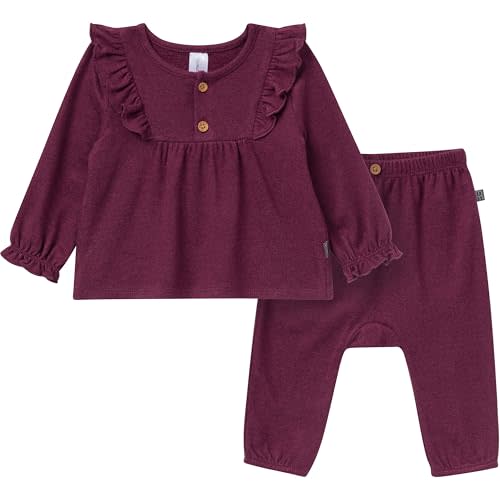 Modern Moments by Gerber baby-girls Hacci Top and Pant Set
