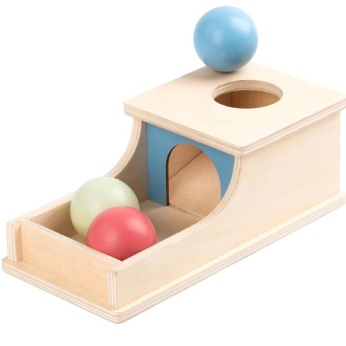 Busy edition Wooden Object Permanence Box